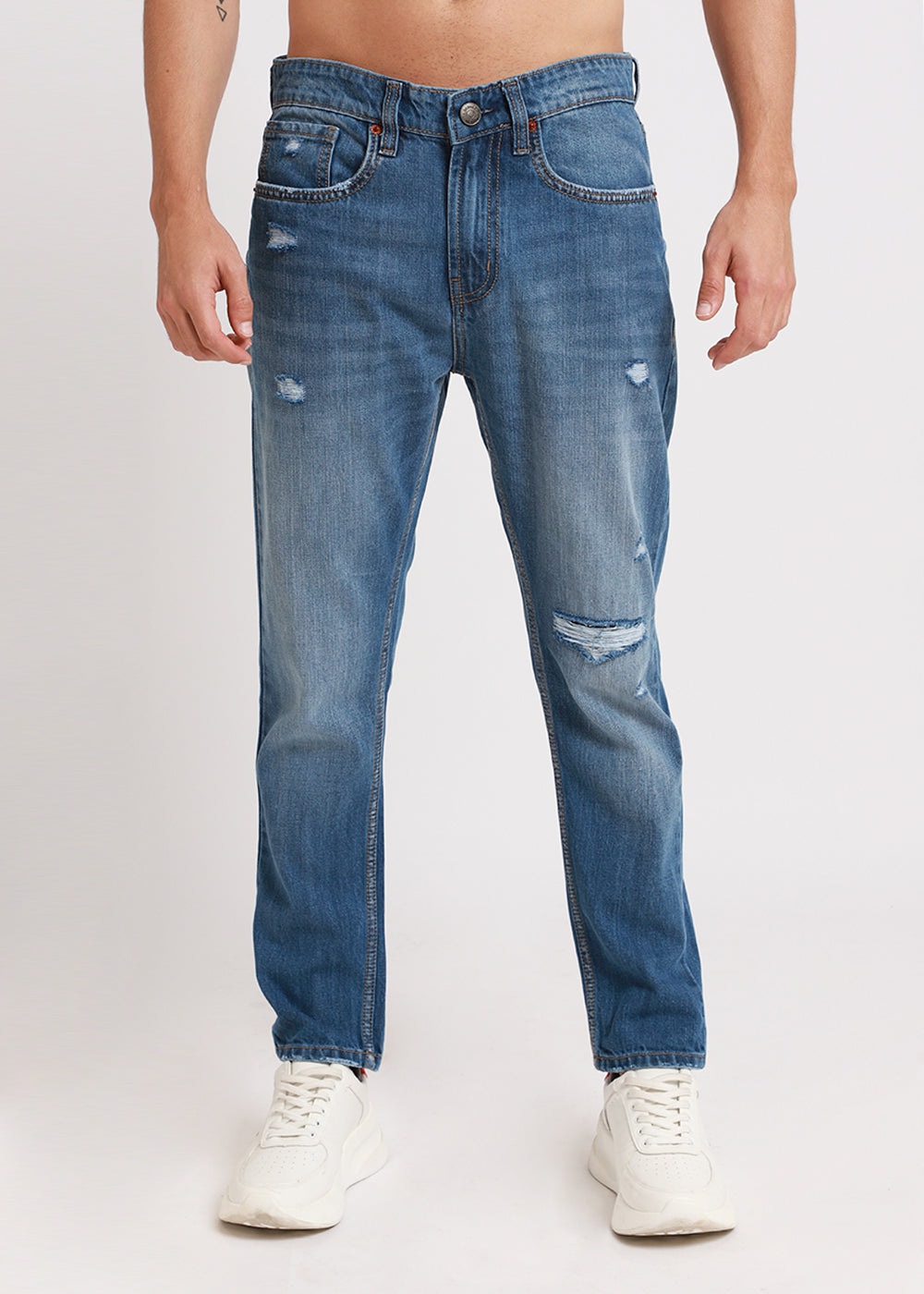 Ribbed Fade Slim fit Jeans