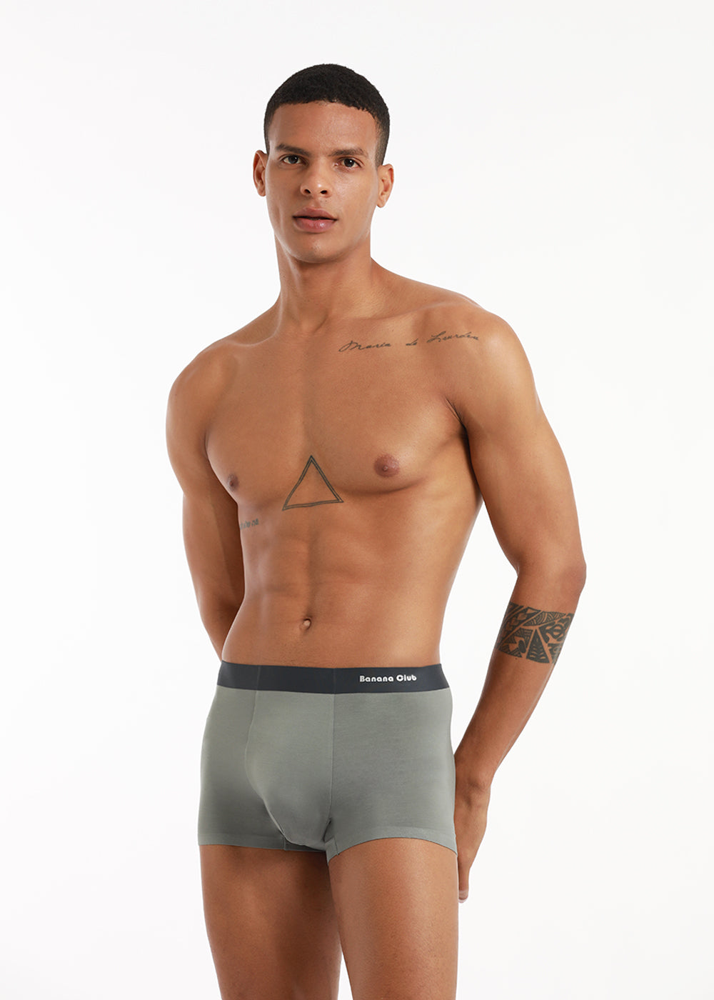 Smoke Grey low rise trunk