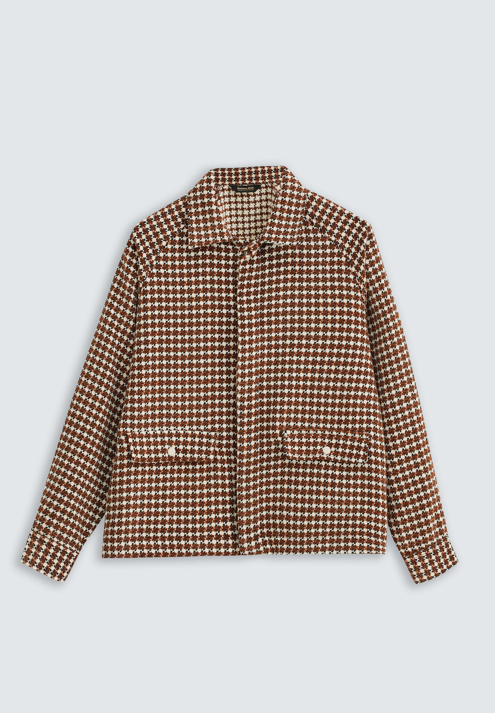 Classic Brown Houndstooth Shacket