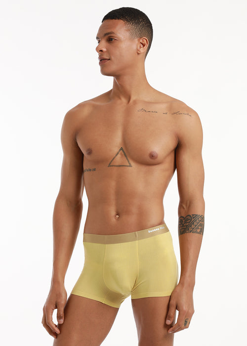 Mustard yellow low rise trunk