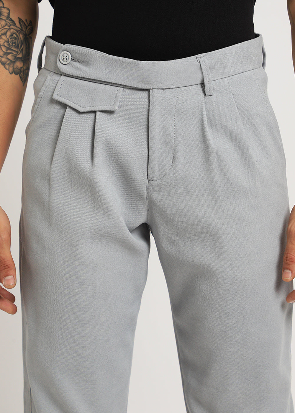 Blaze Gray Korean Trouser