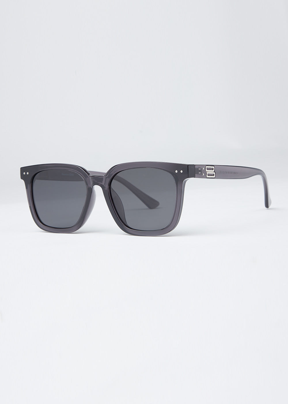 Bold Graphite Unisex Square Sunglasses