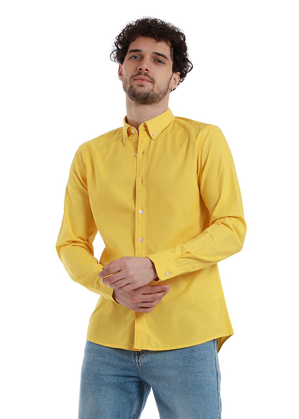 Vibrant Yellow Oxford Shirt