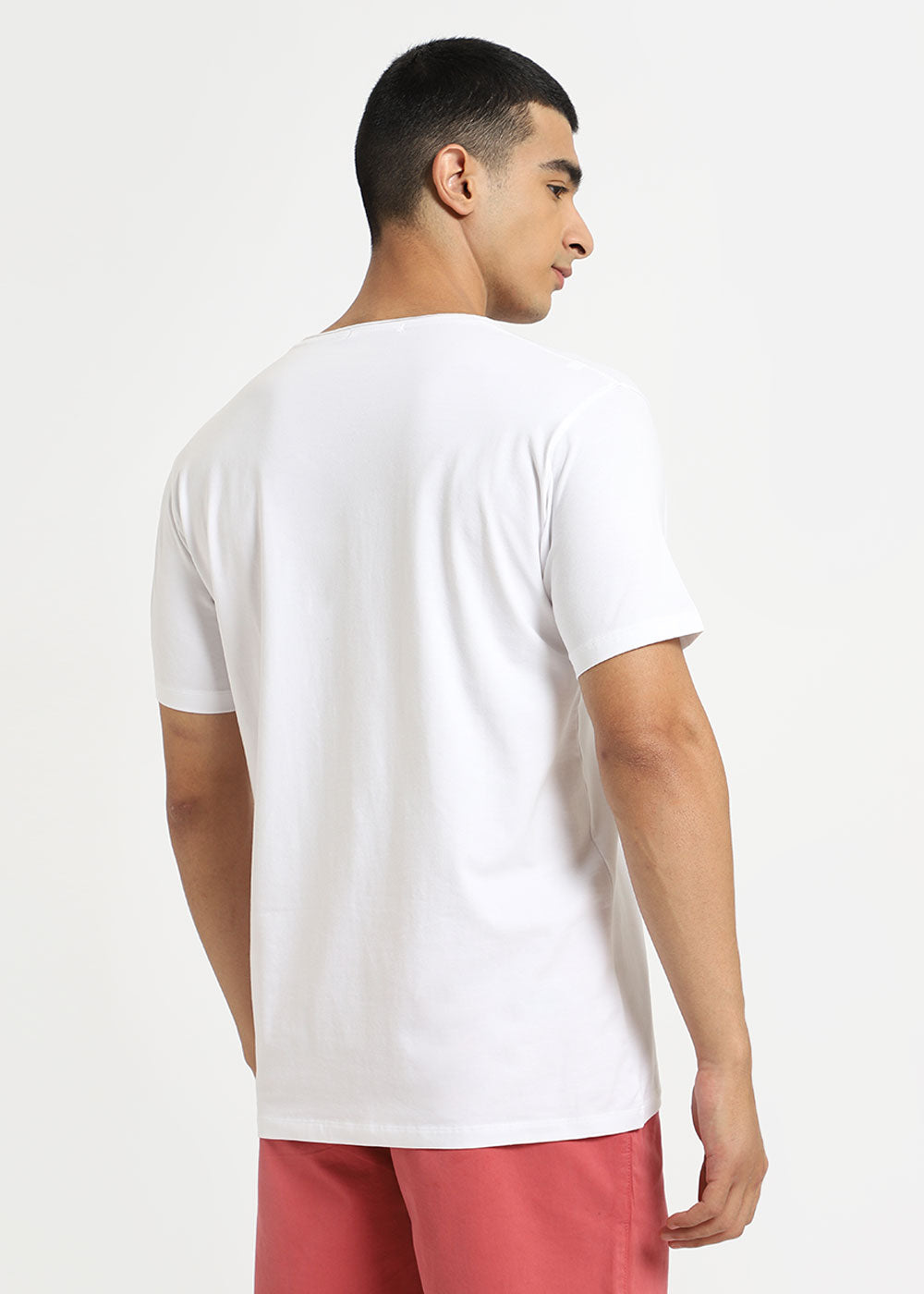 White Crew neck T-shirt