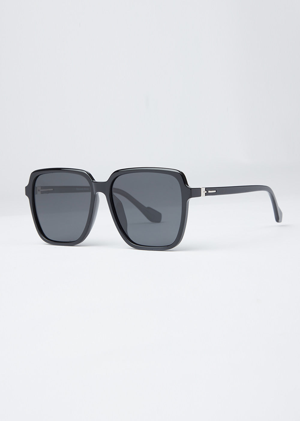 Classic Black Unisex Square Sunglasses