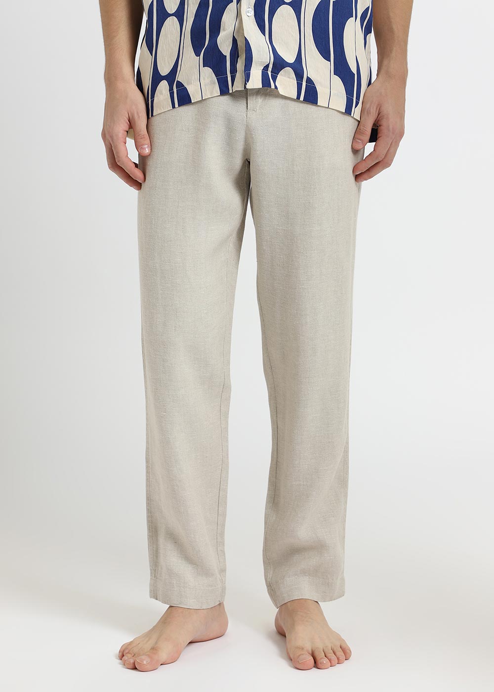 Sand Brown Linen pant