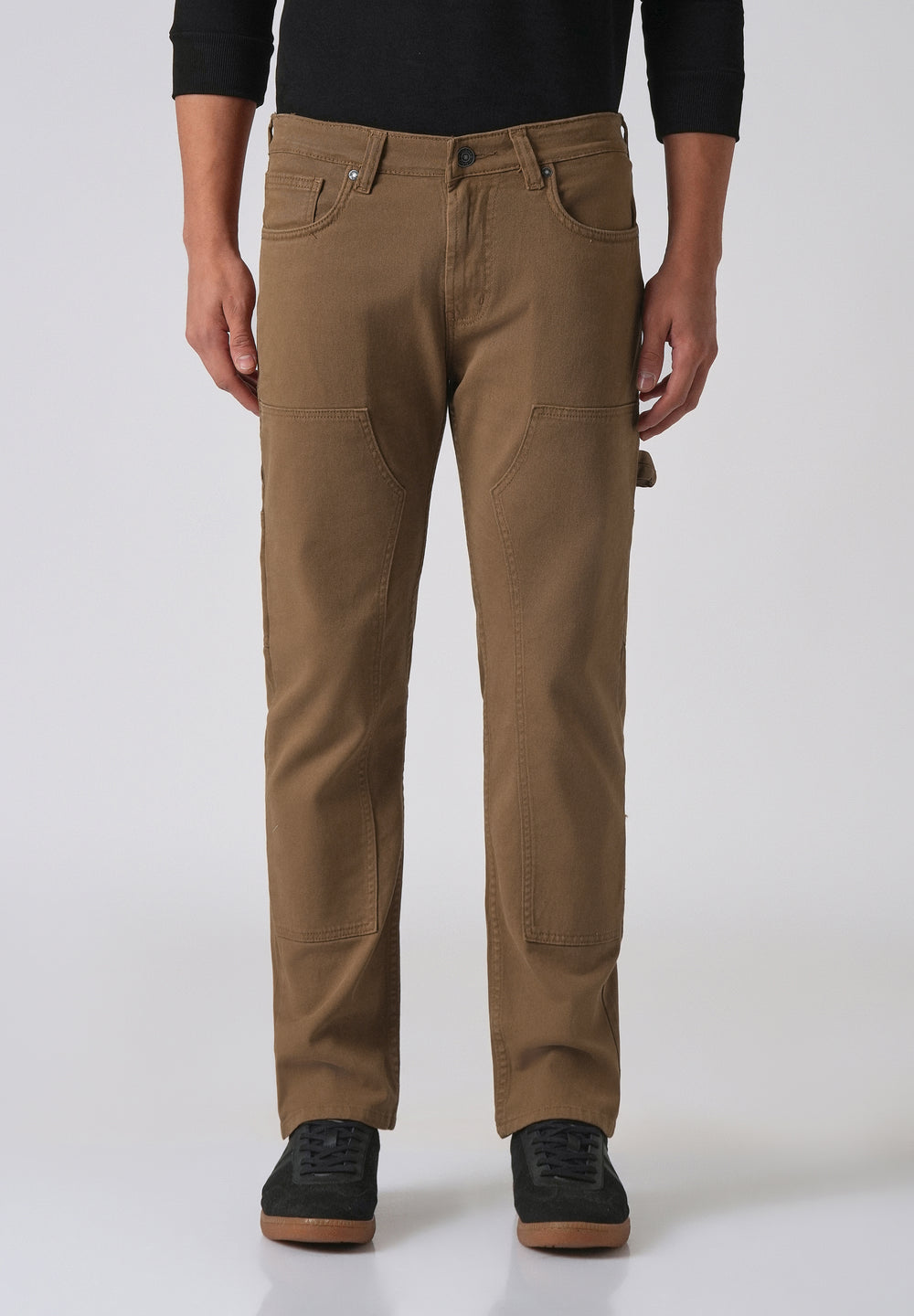 Brown cargo denim