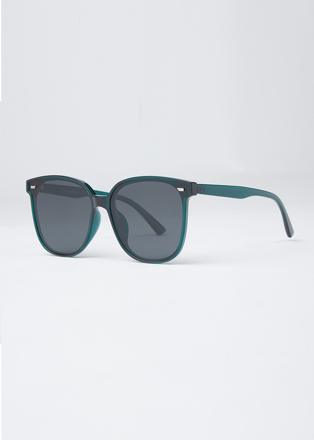 Turquoise Green Unisex Square Sunglasses