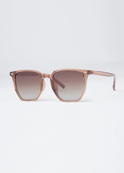 Peach Unisex Square Sunglasses