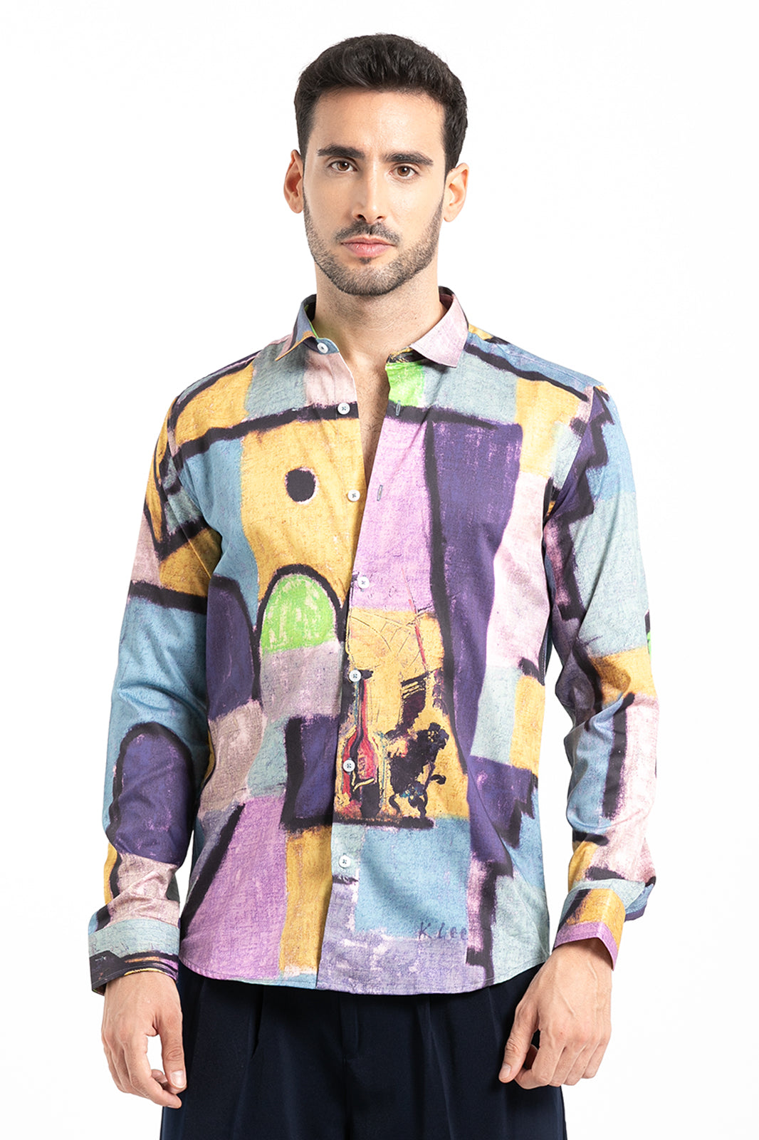 Stylish Multicoloured Printed Shirt