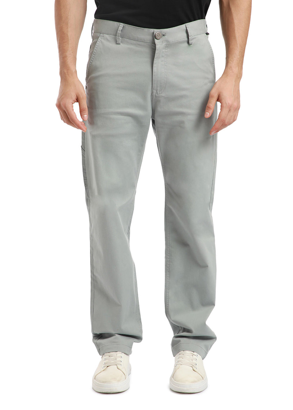 Cloudy Gray Carpenter Pants