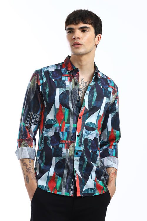 Printed Full-Sleeves Shirt