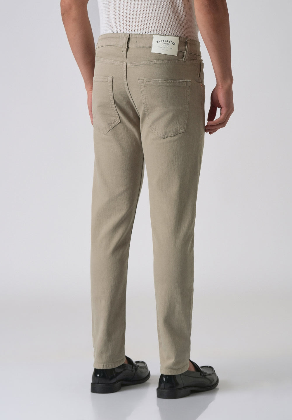 Brown Slim Fit Denim