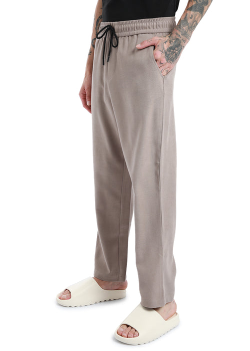 White Sand Thin-Corduroy Trousers