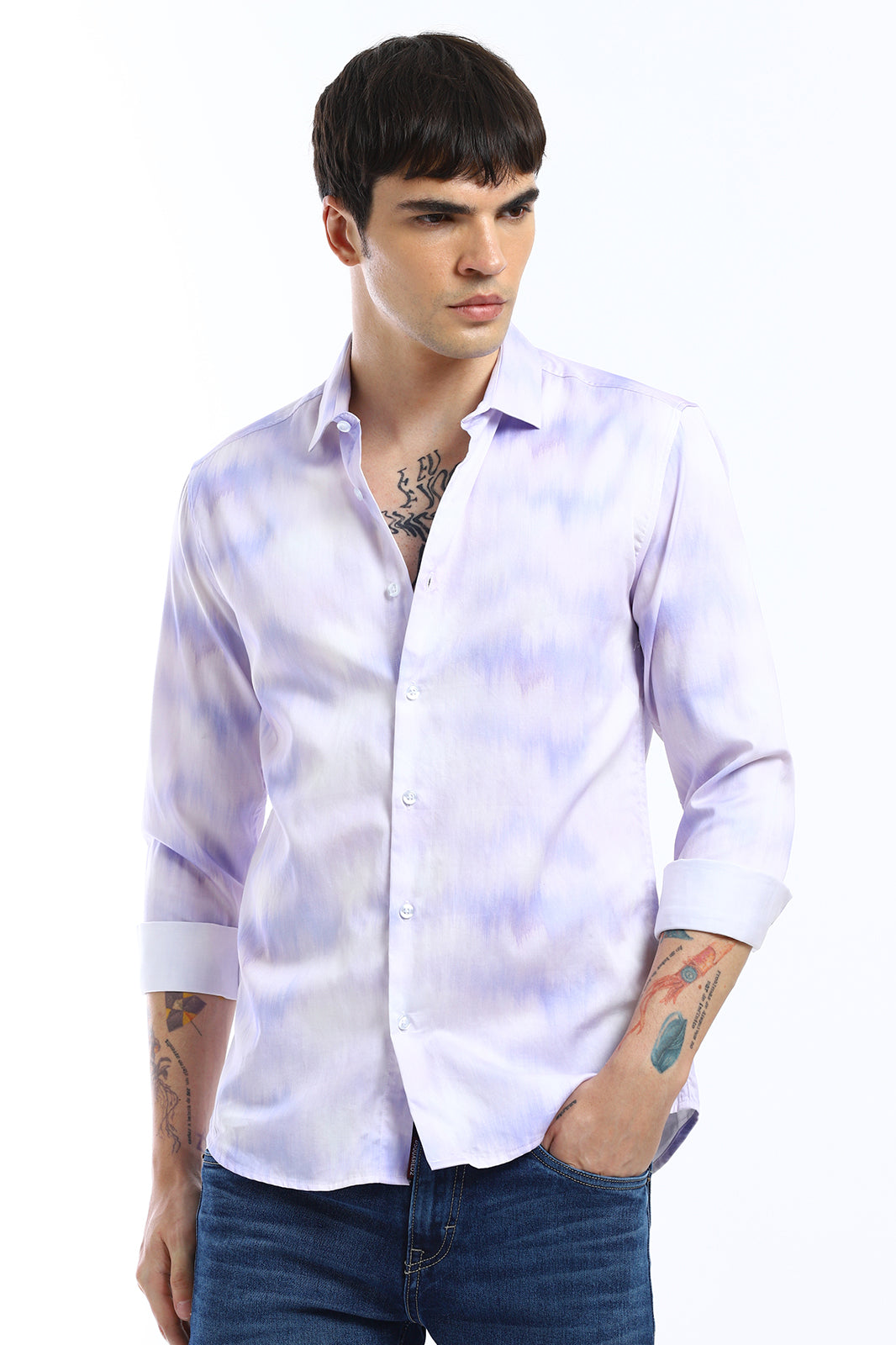 Purple Soft Hued Shirt