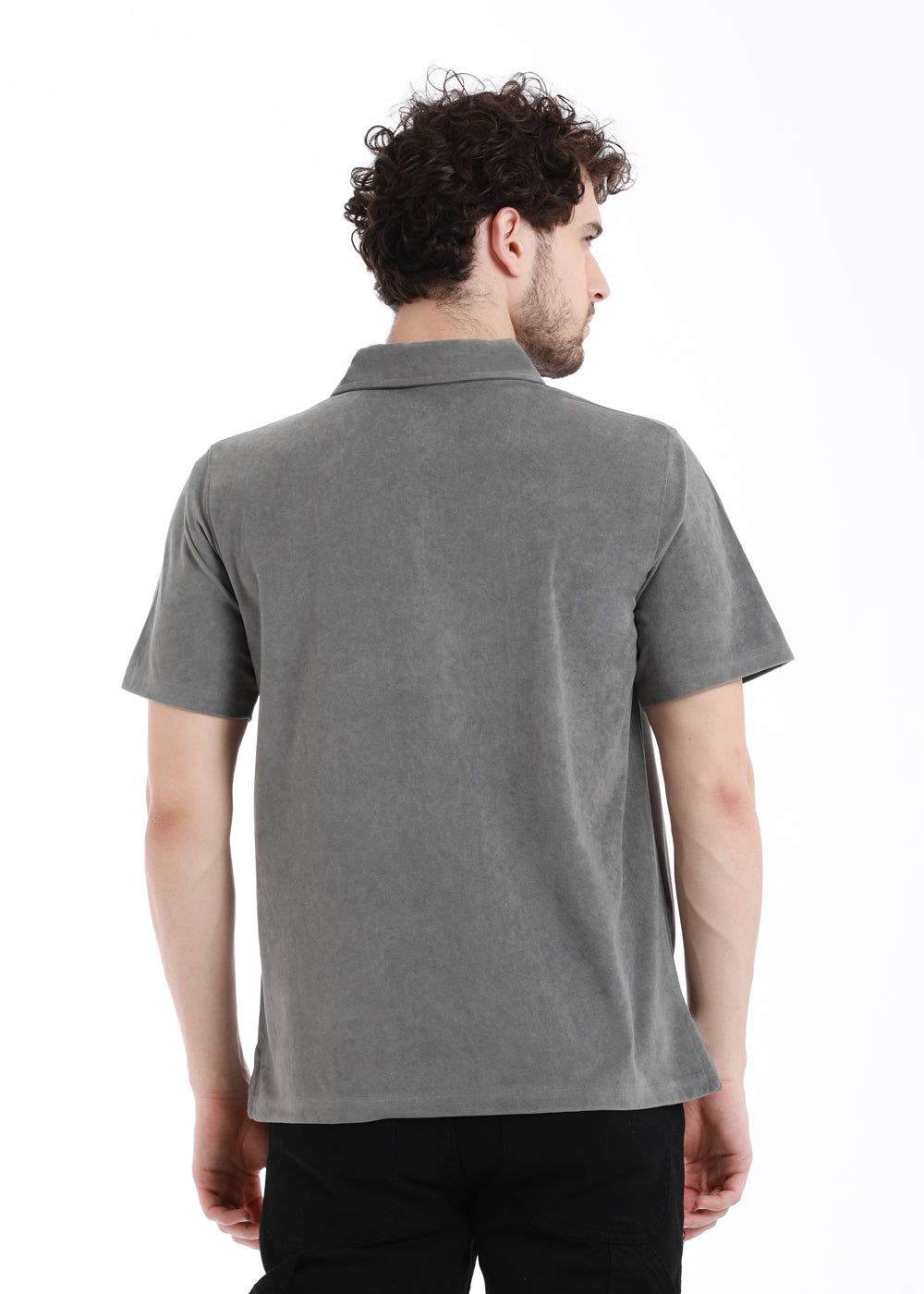 Chiseled Stone Zip polo T-shirt