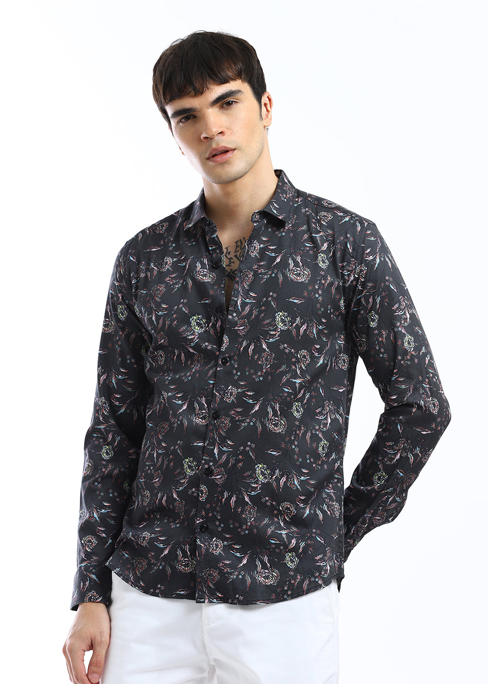 Elevated Floral Printed Shirt