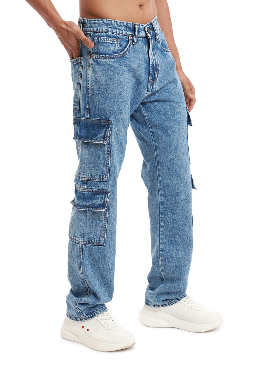 Streetstyle Sapphire Blue Baggy fit Jeans
