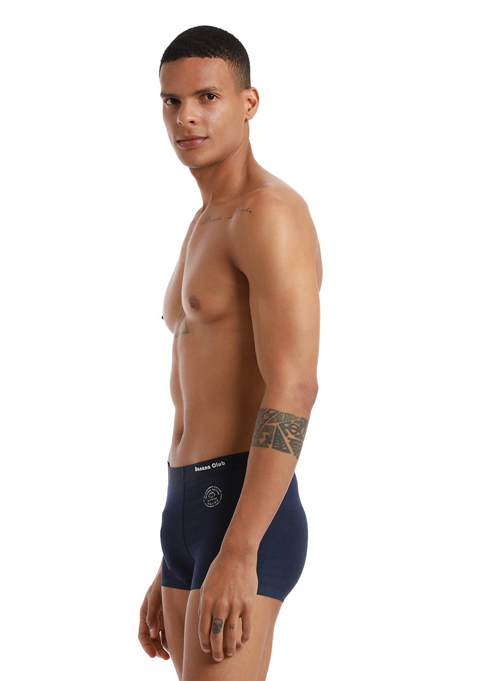 Navy Blue Low Rise Trunk