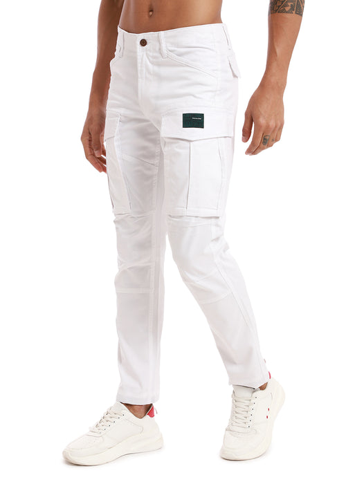 Opal White Cargo Pant