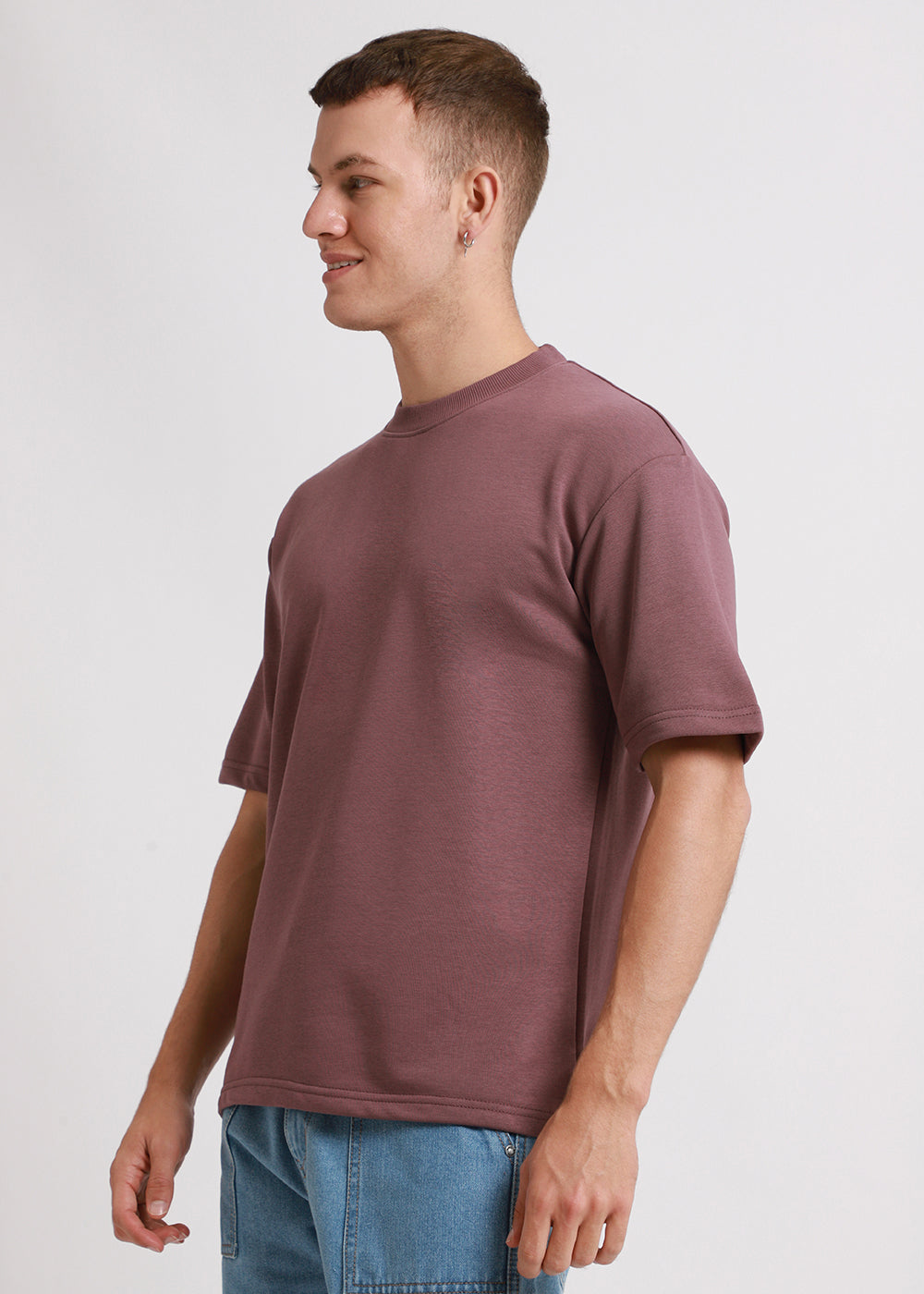 Lilac Oversized Basic T-shirt