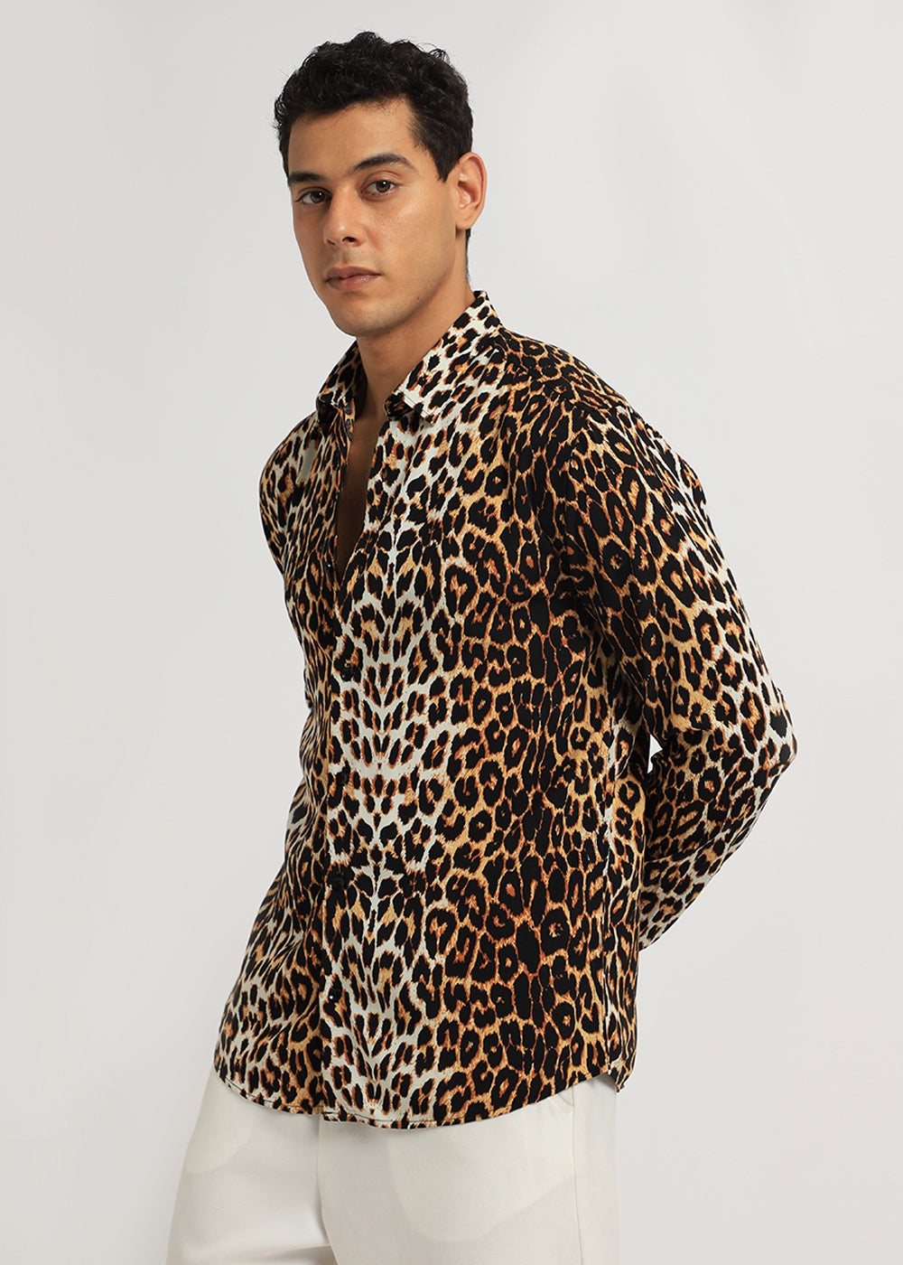 Leopard Print Full sleeve shirt