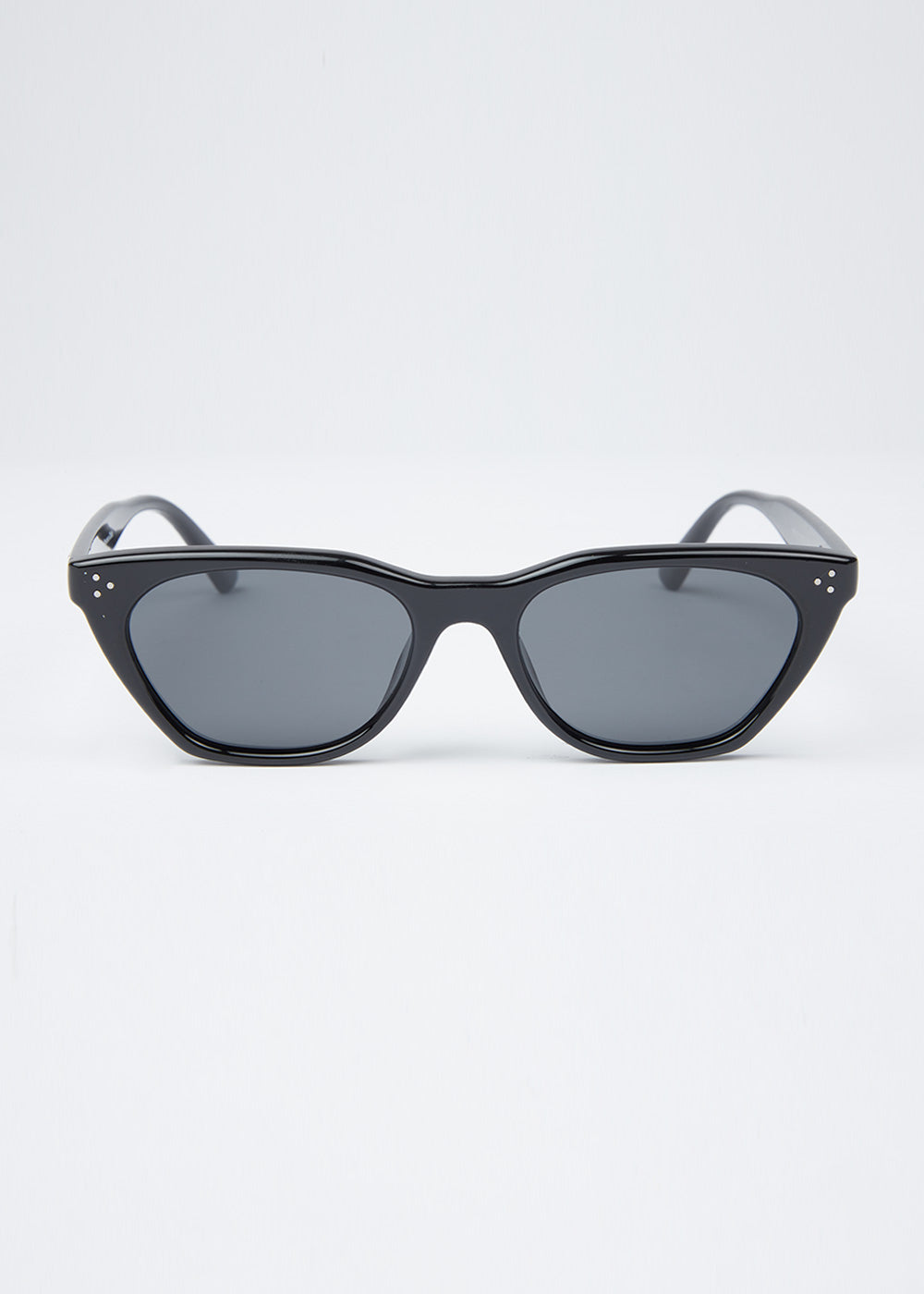 Frost Gray Unisex Cat-eye Sunglasses