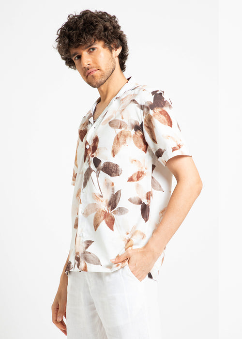 Floriated Half Sleeve Shirt