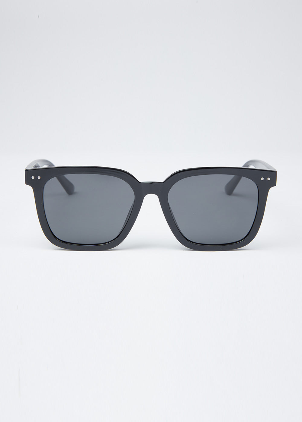 Luminous Black Unisex Square Sunglasses