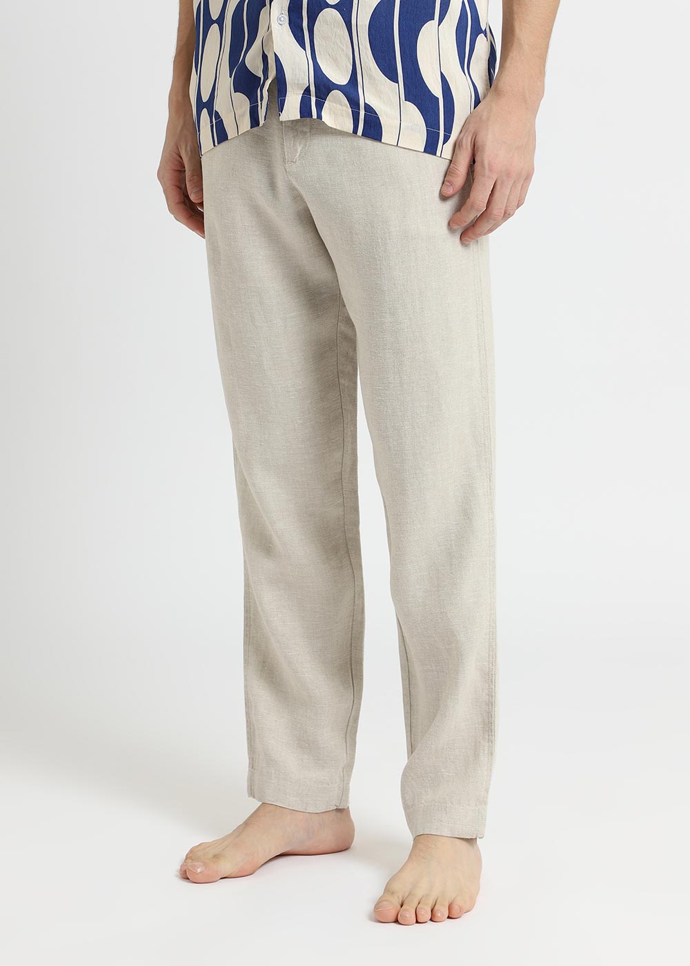 Sand Brown Linen pant