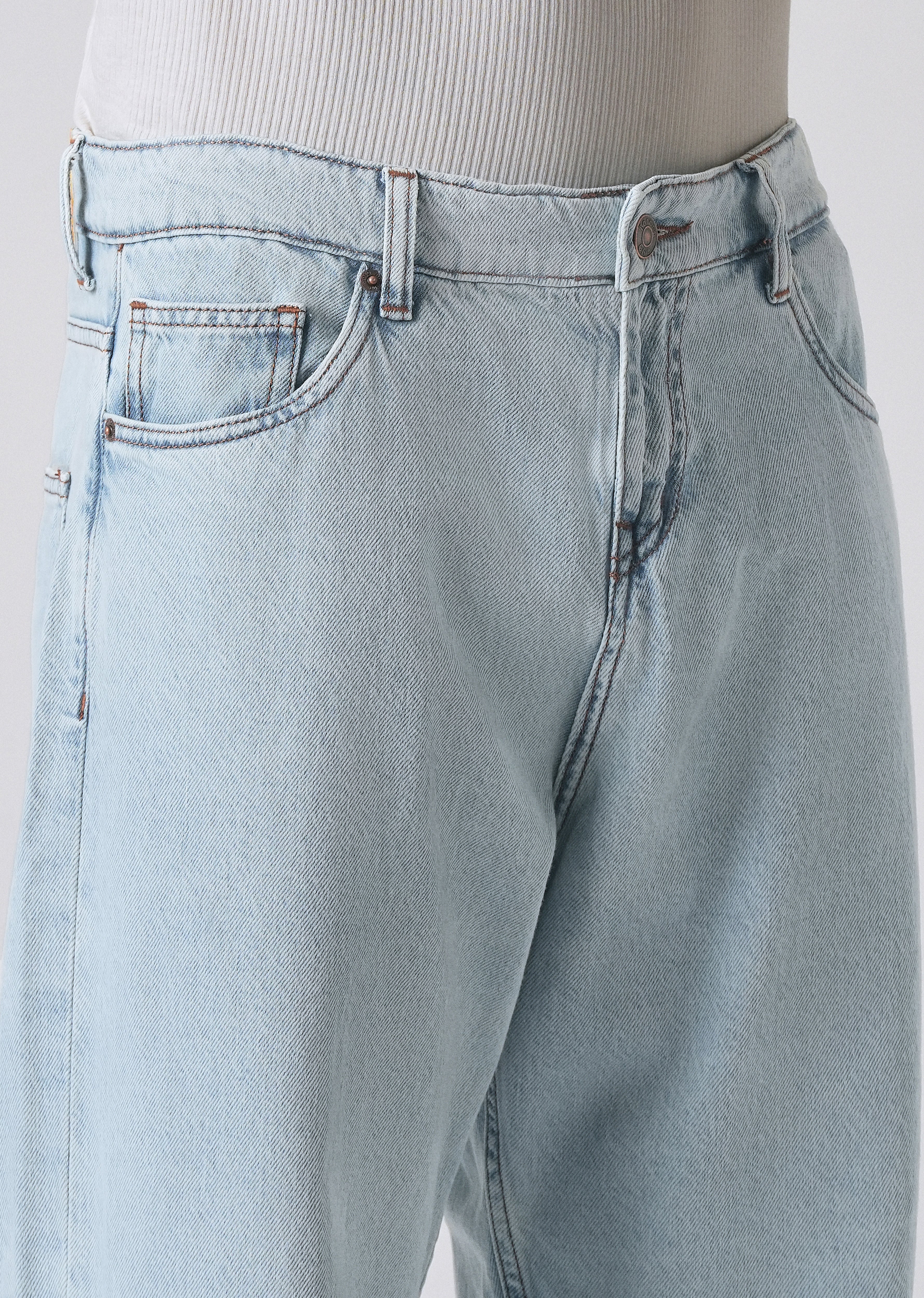 Light Blue Baggy Fit Jeans