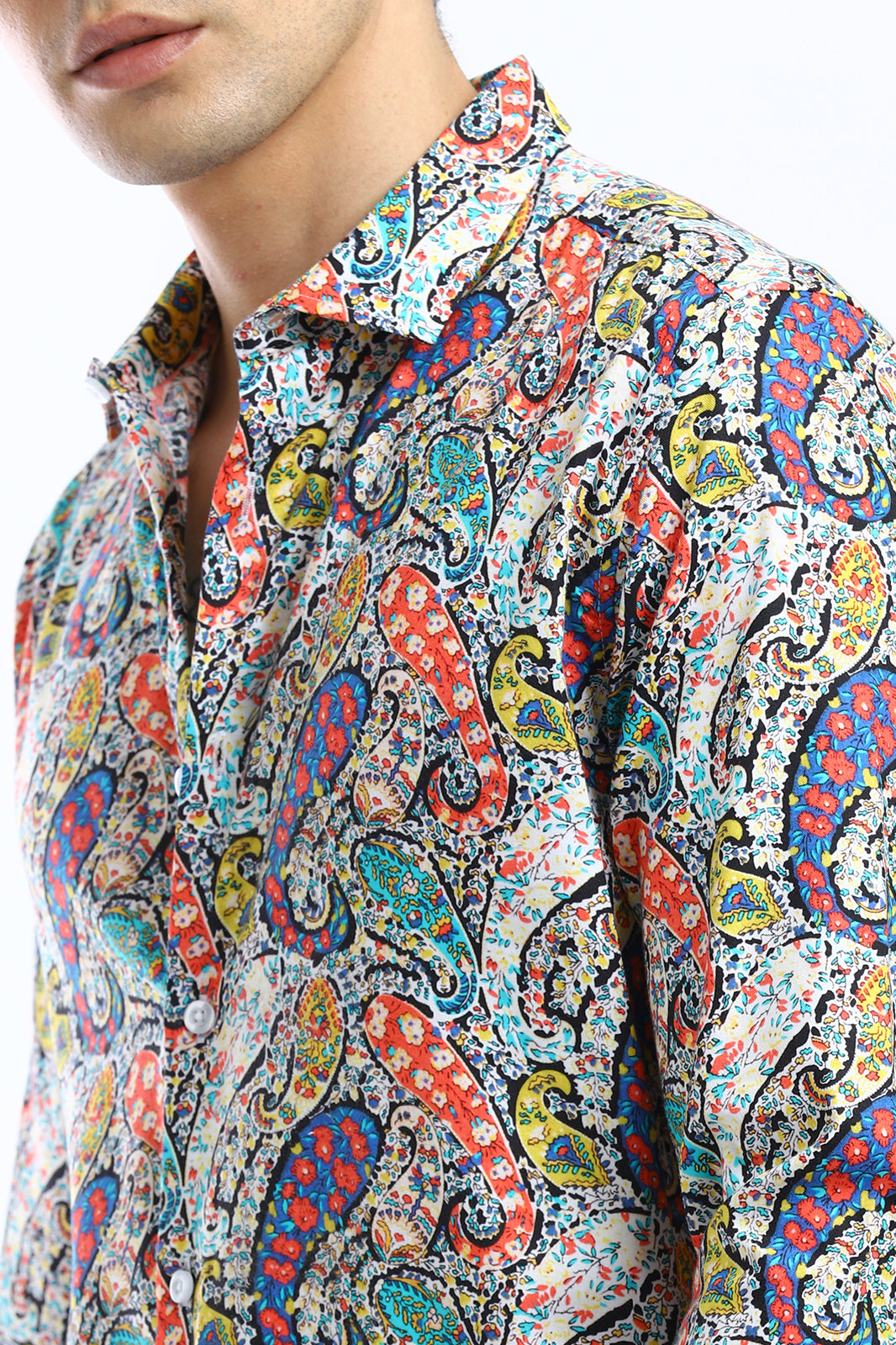 Multi Colour Paisley Printed Shirt