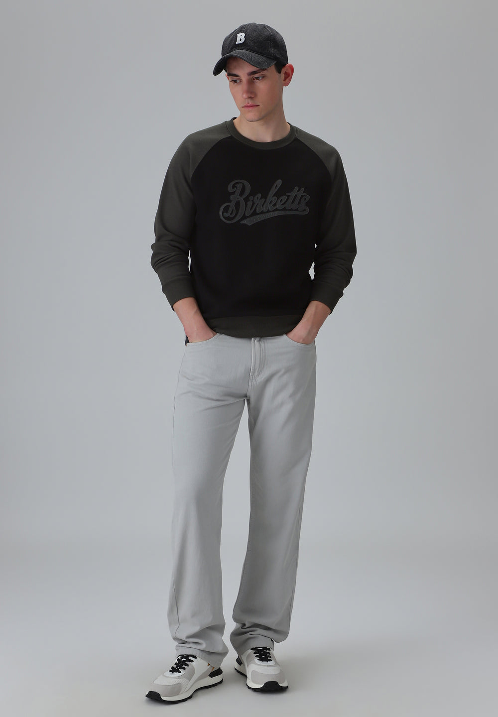 Typography Grey Sweatshirt