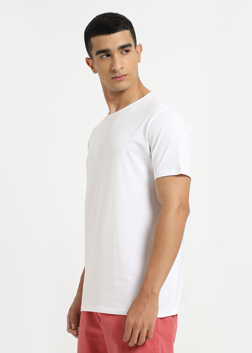 White Crew neck T-shirt