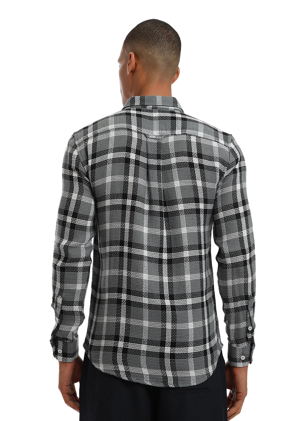 Dulet Gray Check shirt