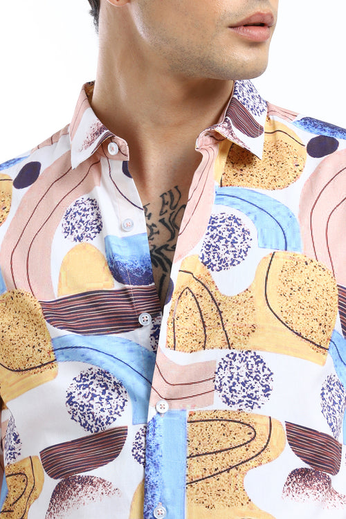 Illusive Abstract Print Shirt