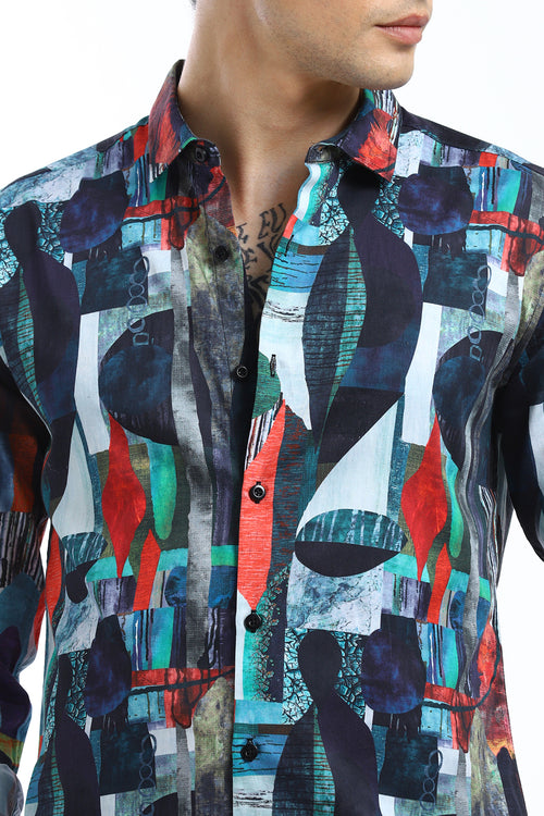 Printed Full-Sleeves Shirt