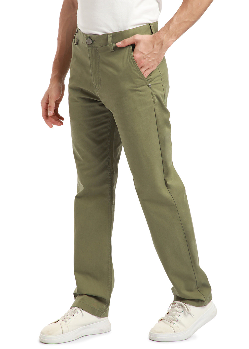 Olive Green Carpenter Pants