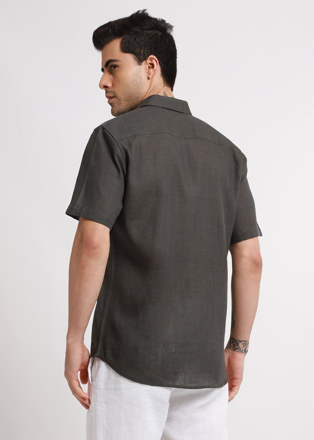 Batiste Gray Linen shirt