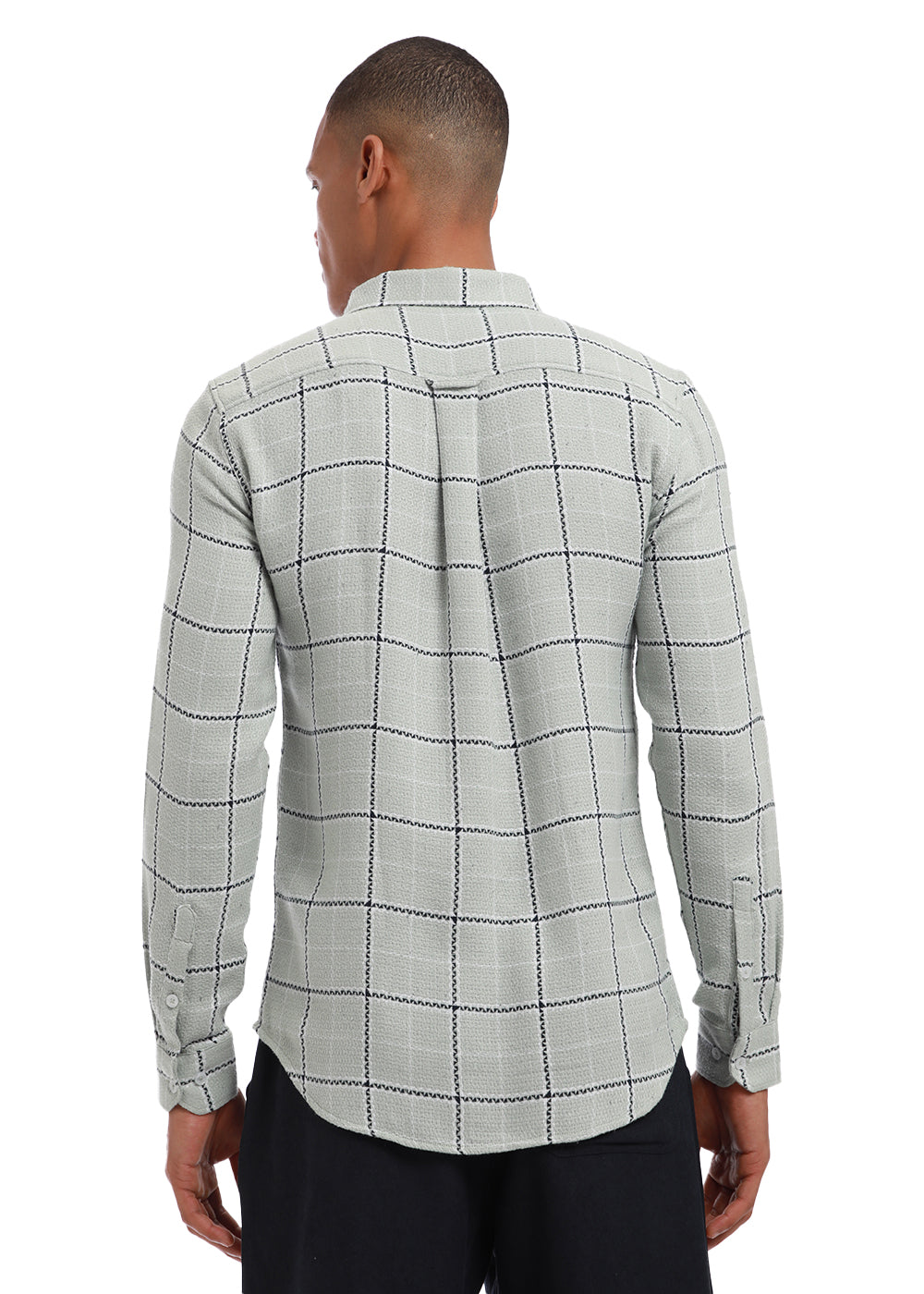 Widegrid Green Check shirt