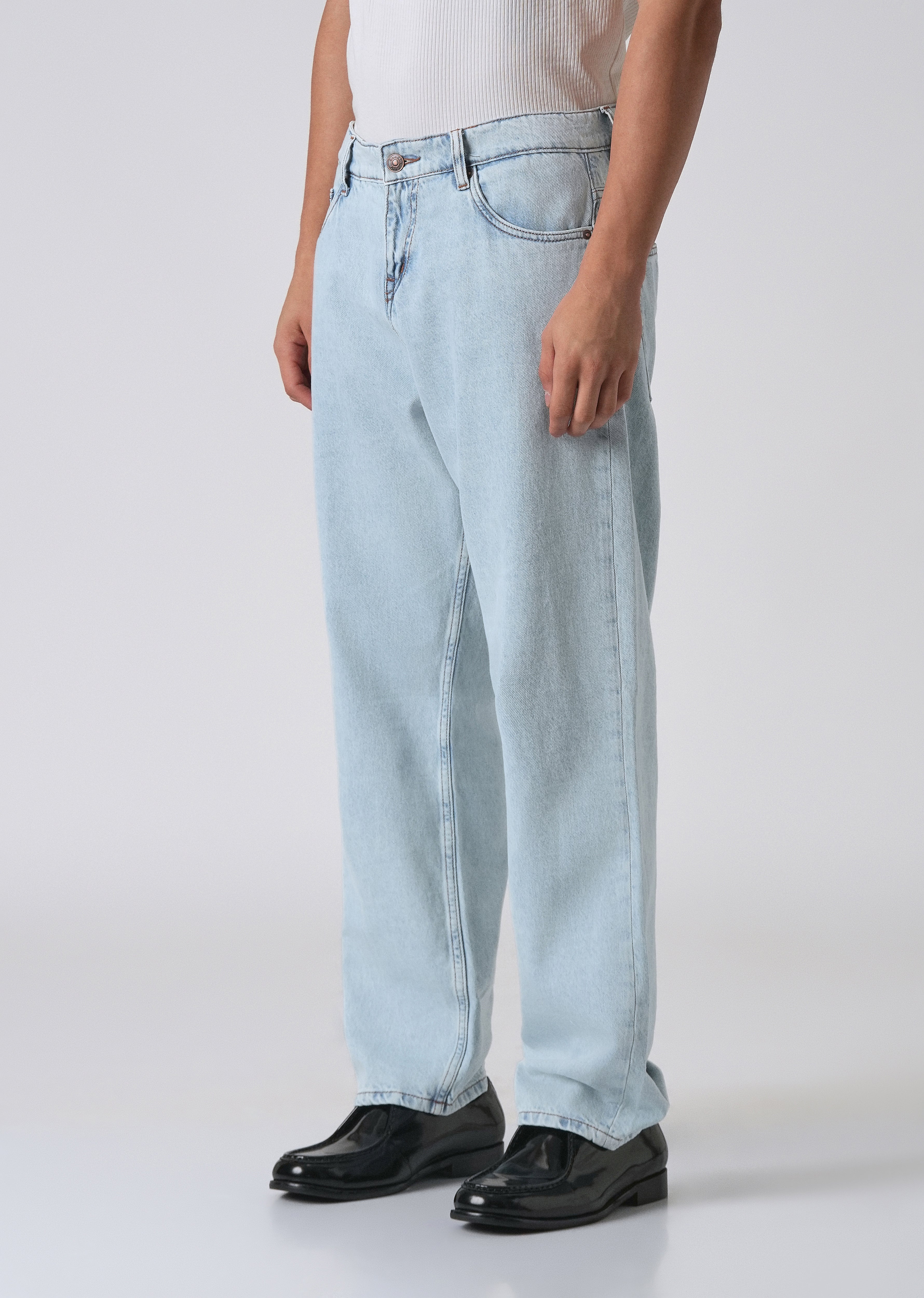 Light Blue Baggy Fit Jeans
