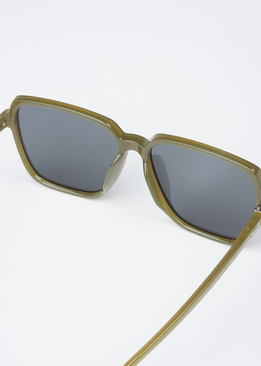 Olive Unisex Square Sunglasses