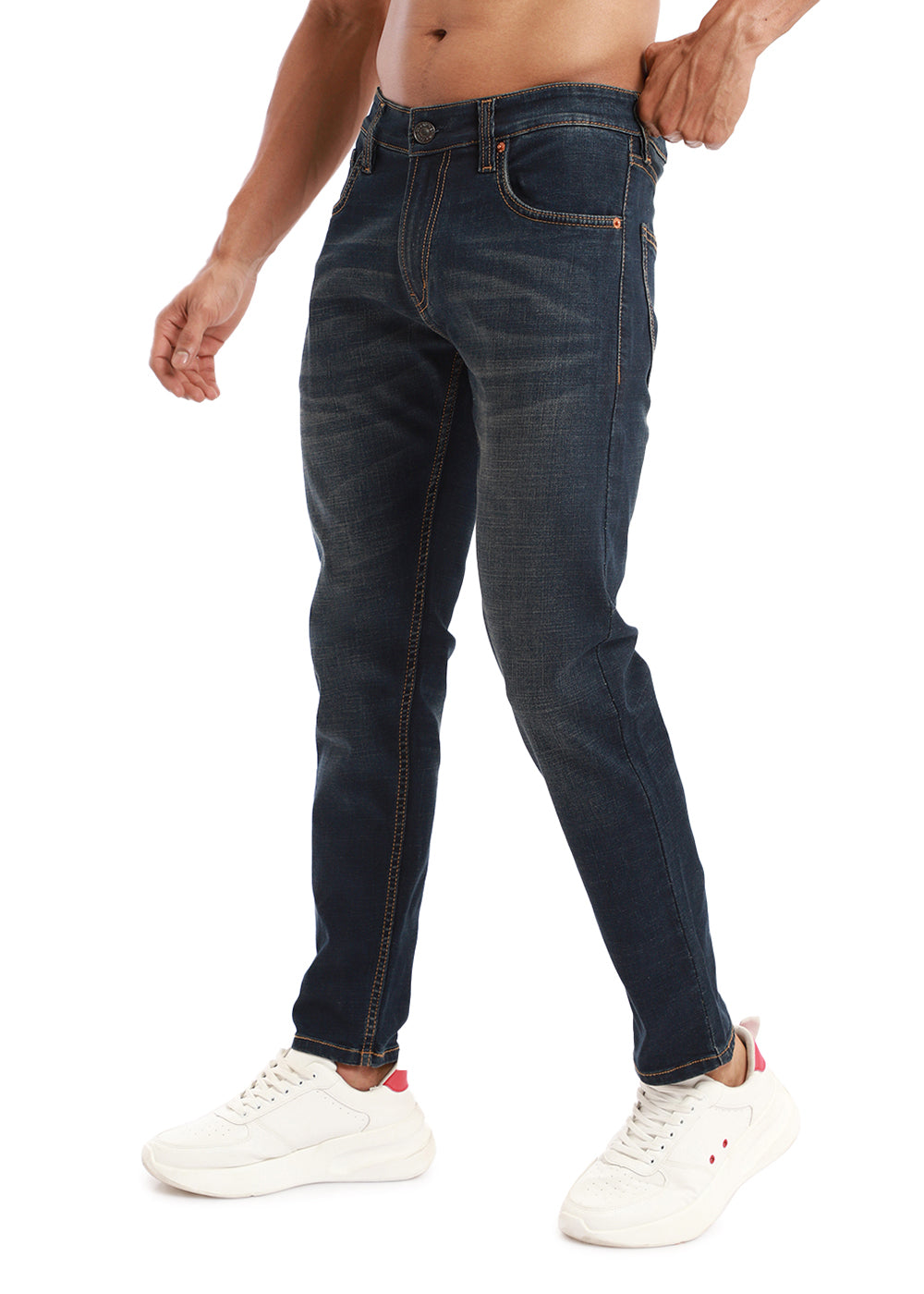 Navy Blue Slim fit Jeans