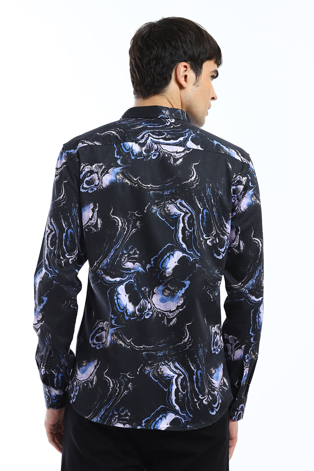 Galaxy Marble Printed Full Sleeve Shirt