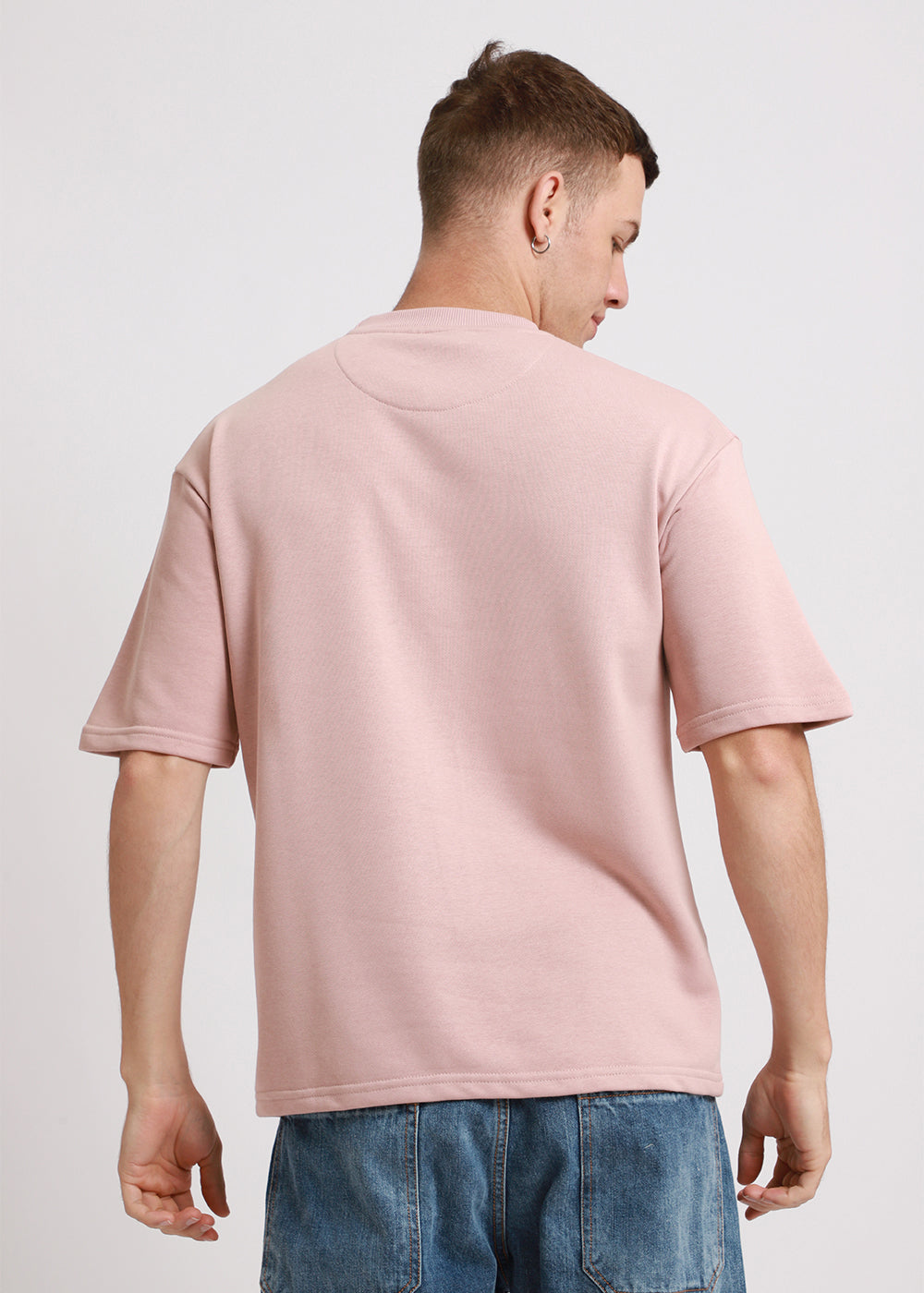 Crepe Oversized Basic T-shirt