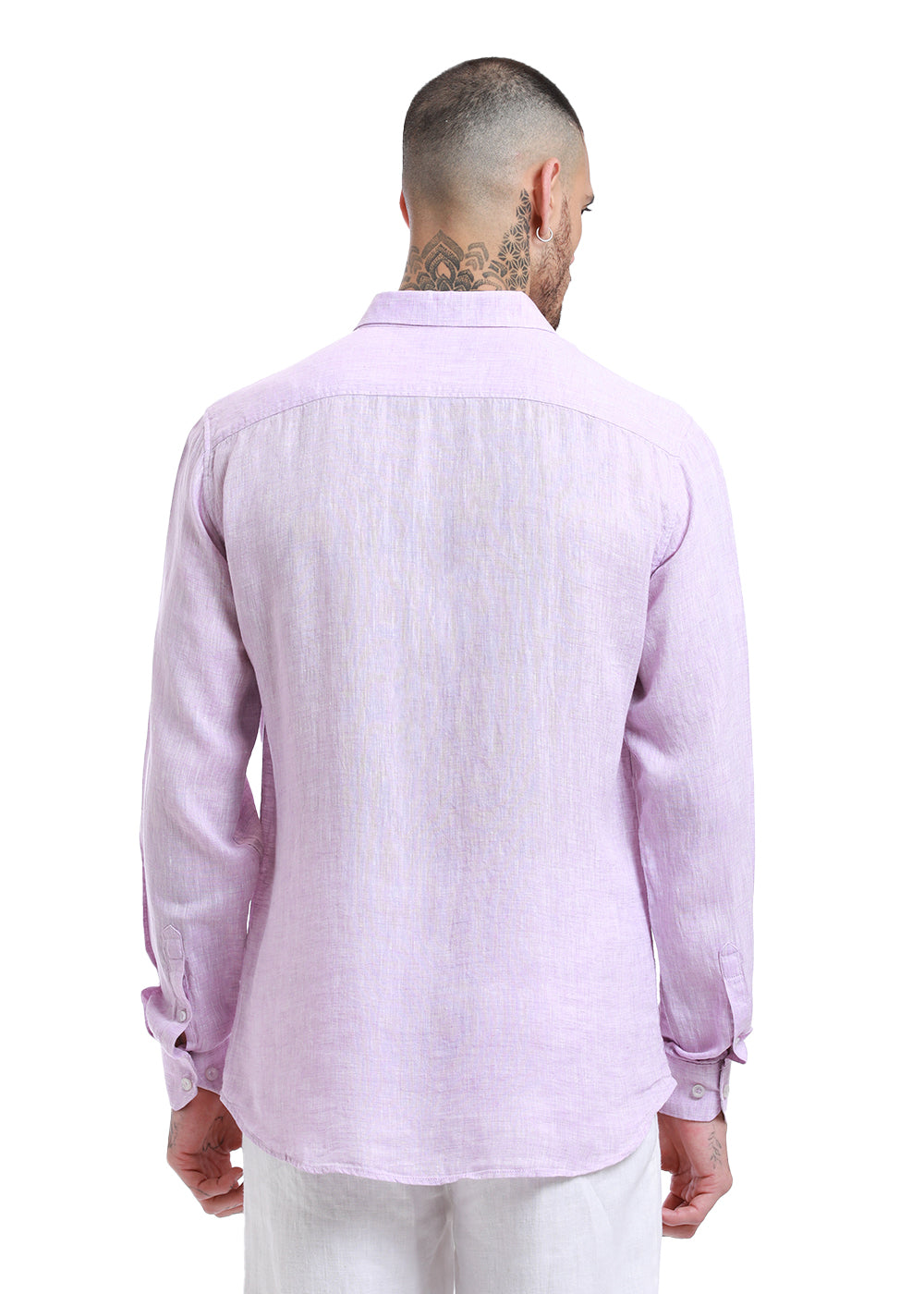 Pastel Purple Pure Irish Linen Shirt