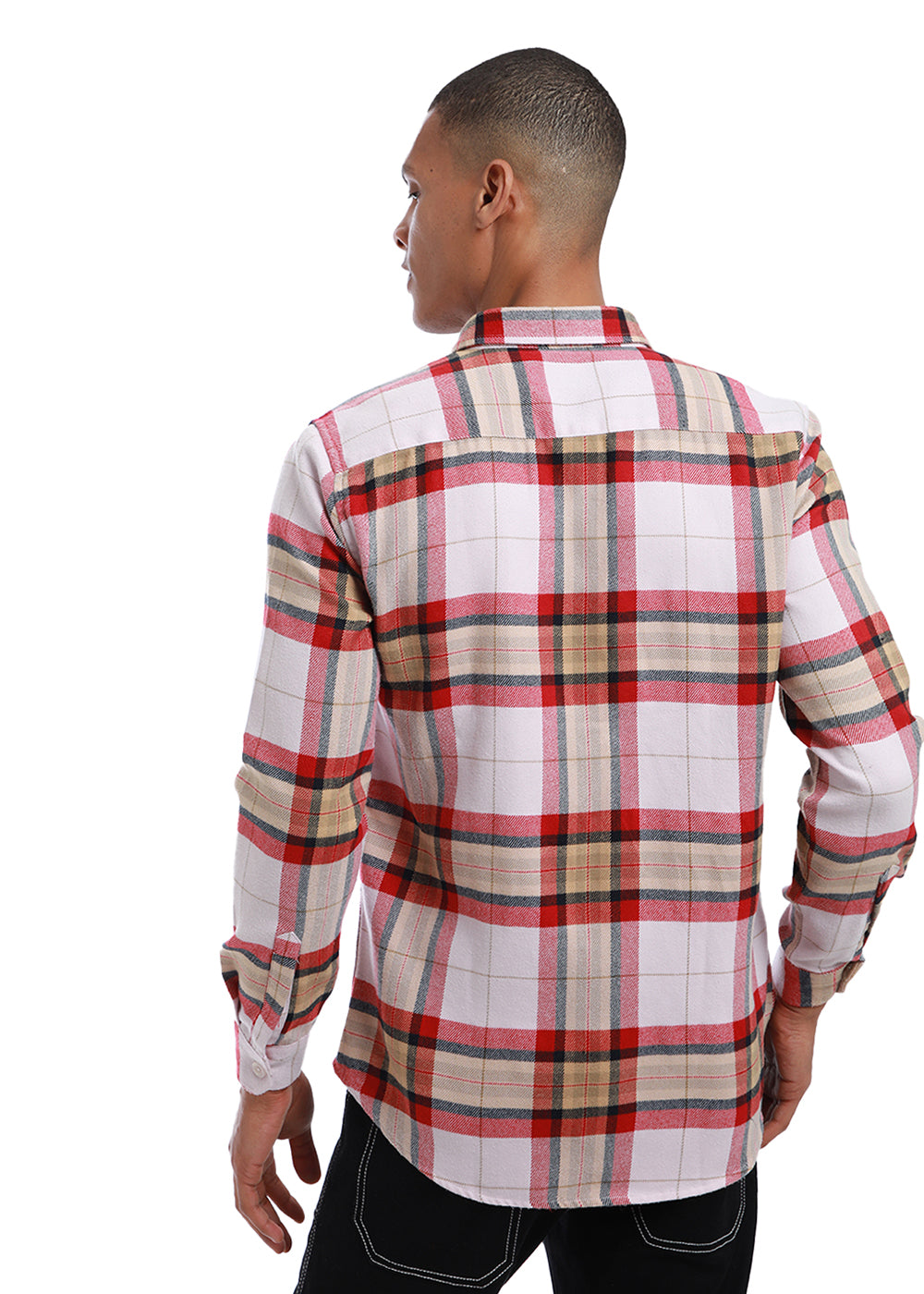 Modern Brushed Cotton Check Shirt