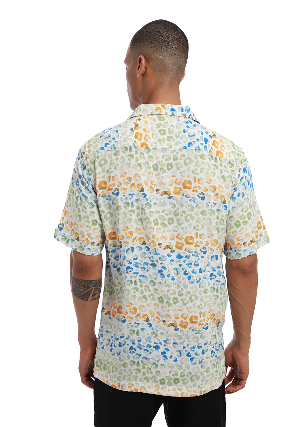 Exotic Fauna Print Half sleeve shirt