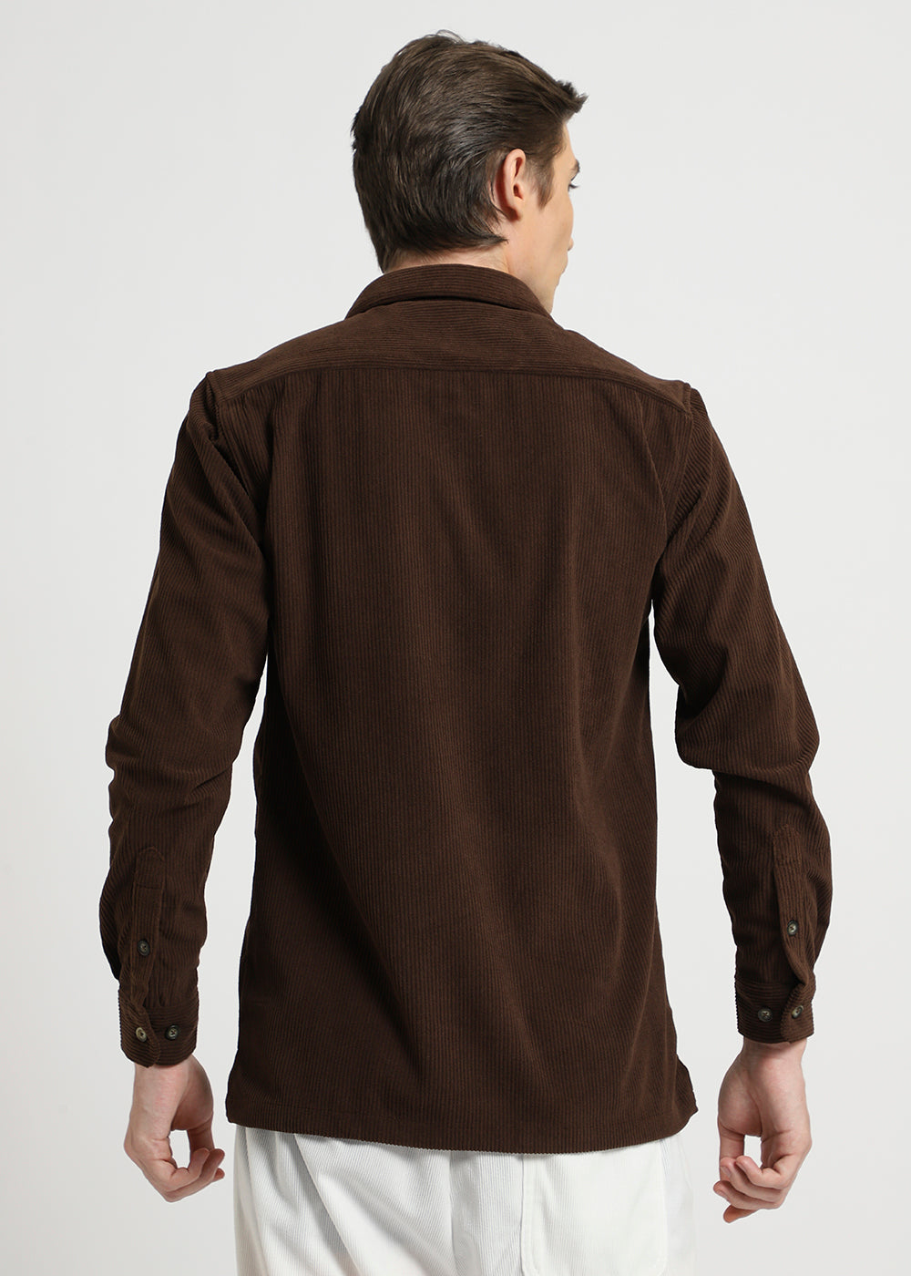 Mulch Brown Corduroy Shirt