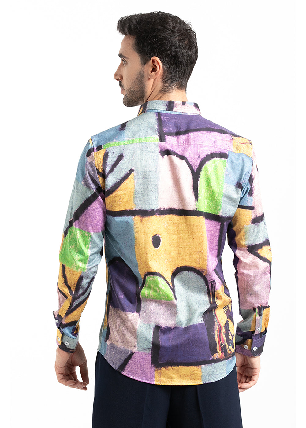 Stylish Multicoloured Printed Shirt